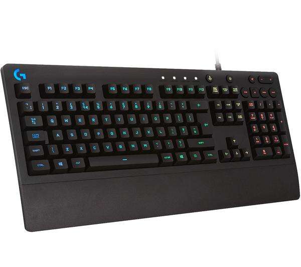 LOGITECH G213 Prodigy Gaming Keyboard + 3 months Apple Service Subscription £33.99 @ Currys