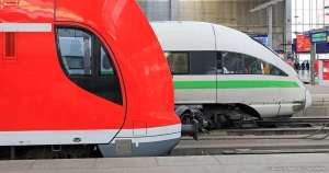 €9 for one month of unlimited travel in June, July and August £7.62 in Germany via Deutsche Bahn
