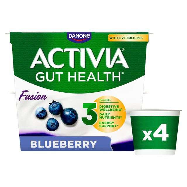 Activia Fusions Prune/Blueberry 4pk (Instore Cleethorpes)