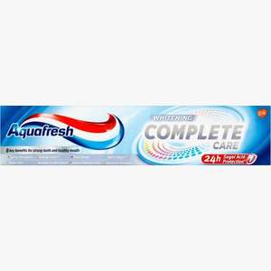 Aquafresh Complete Care Whitening Toothpaste 100ml - 99p (Free Collection) @ Superdrug