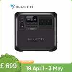 BLUETTI AC180 1152Wh Portable Power Station 1800W Solar Generator Outdoor Trip w/code sold by Bluetti UK Official (UK Mainland)