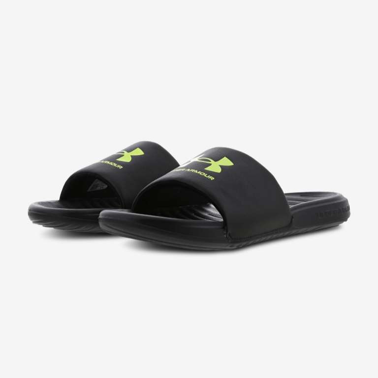 Under Armour Mens Ansa Sliders (Black / Sizes 6-10) - Free Delivery for Members