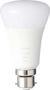 Philips Hue White Smart Bulb Twin Pack LED [B22 Bayonet Cap] - £14 @ Amazon