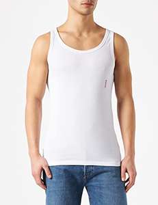 HUGO Men's Tank Top Twin Pack Vest (Pack of 2) - Size XL (42" chest) only - £16.27 @ Amazon