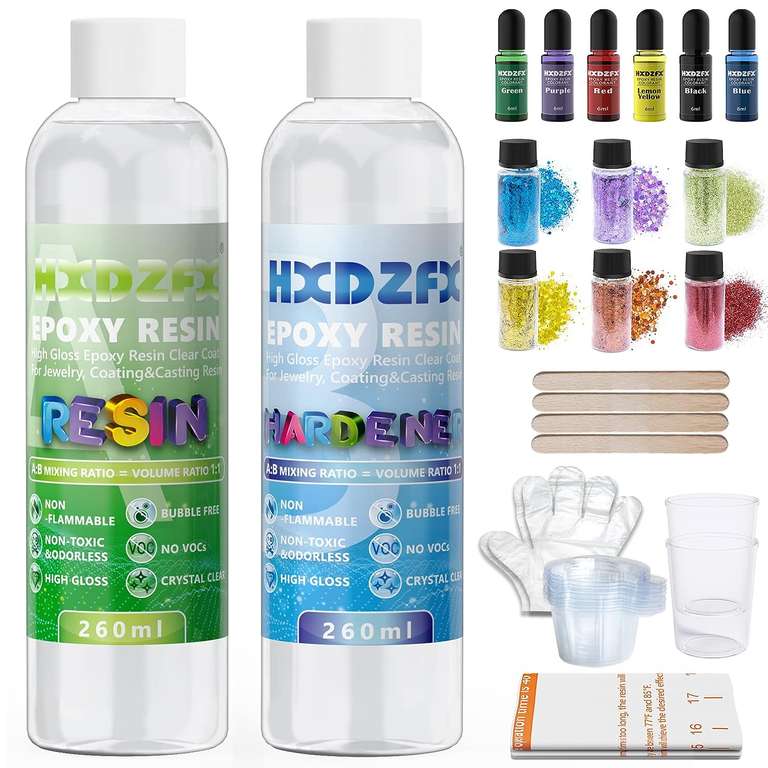Epoxy Resin Crystal Clear Kit For Beginners - Sold By HXDZFX-uk