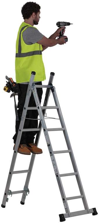 Werner 3 in 1 Combination Ladder - £75.00 + Free Click & Collect @ Argos