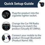 Pipestation Car Bluetooth Transmitter - FM Bluetooth Transmitter Car with 2 Fast Charge USBs - Sold by Pipestation FBA