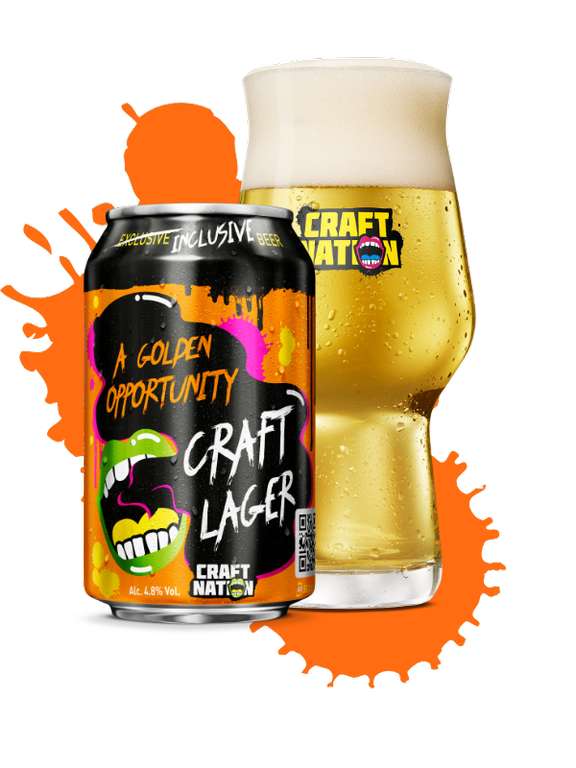 Craft Nation 'A Golden Opportunity' Craft Lager 330ml Cans - 69p each instore @ Home Bargains, Garforth (West Yorkshire)