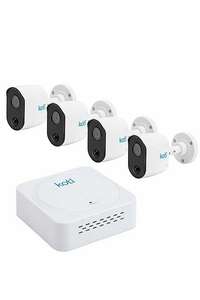 Koti 4 Channel Security Set with 4 PIR Security Cameras £60 + £4.99 UK Mainland Delivery @ Studio