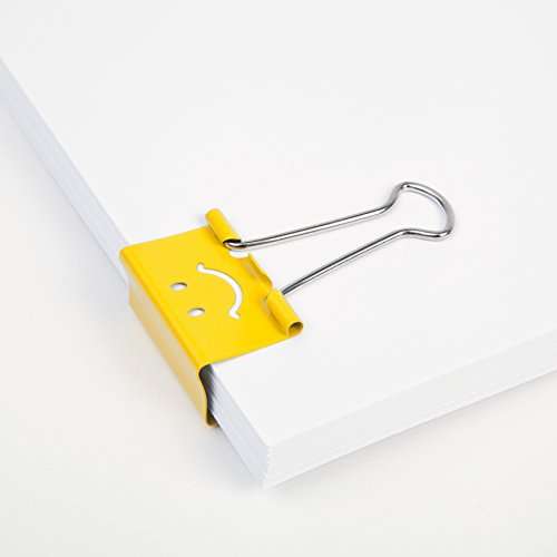 Rapesco 1351 19 mm Fun Foldback Clips, Bright Yellow, Pack of 20 £1.15 @ Amazon