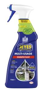 Jeyes Multi Usage Disinfectant Cleaner, Kills 99.9% of Bacteria, Trigger Spray for Outdoor & Indoor Use, 750 ml (£1.28 - £1.35 with S&S)