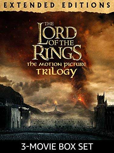 Lord Of The Rings Extended Trilogy HD - £12.99 to buy @ Amazon Prime Video