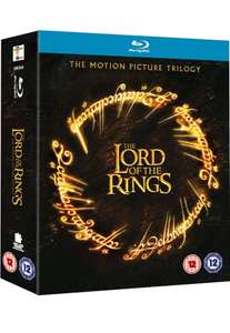 The Lord of the Rings Motion Picture Trilogy Theatrical Version 3 Disc Blu-ray (Used) - w/Code