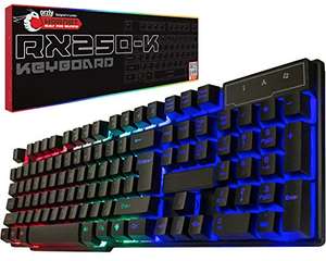 Orzly Gaming Keyboard RGB USB Wired Rainbow Keyboard @ Syntiga Europe - UK / FBA