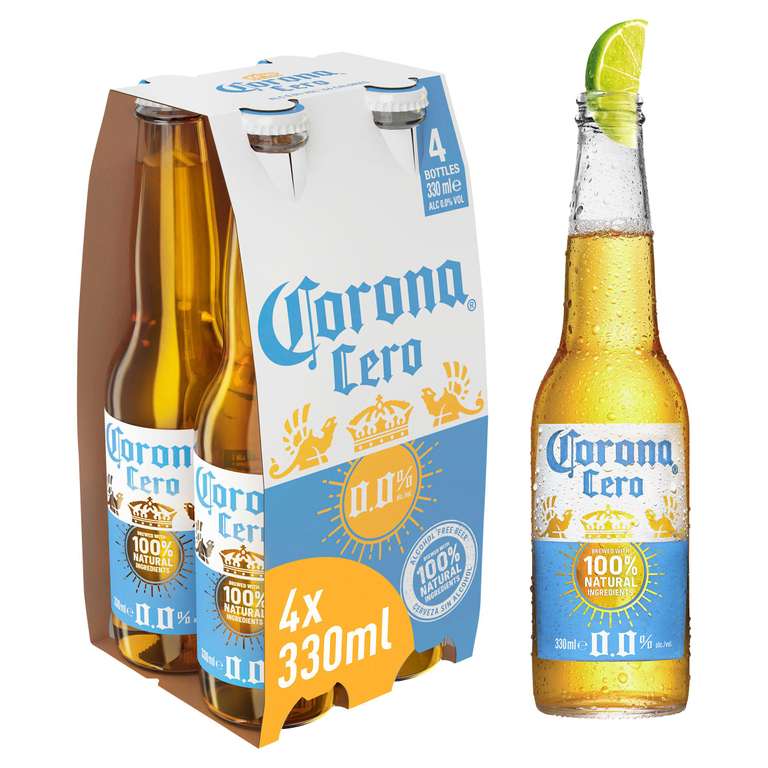 Corona Alcohol Free Beers 4 pack 99p at Home Bargains Liverpool