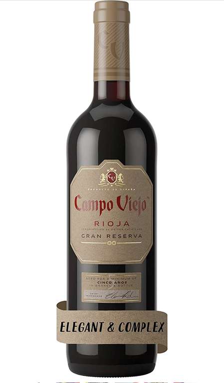 Campo Viejo Rioja Gran Reserva Red Wine 75 cl - £9 @ Amazon