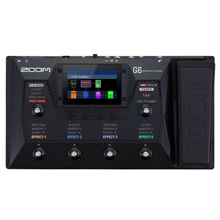 Zoom G6 - Guitar Multi Effects, Guitar Pedals
