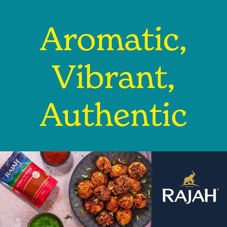 Rajah Spices Chilli Powder | Lal Mirch Powder | Mirch Powder | Chilli | Red Chilli Powder | Hot Chilli Powder | (1kg) /£4.28 S&S