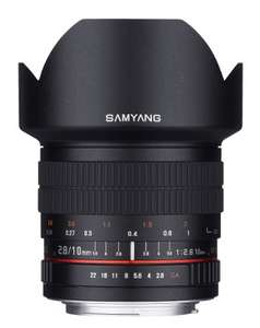 Samyang 10mm F2.8 ED AS NCS CS Ultra Wide Angle Lens for Nikon Digital SLR Cameras - £185.76 @ Amazon