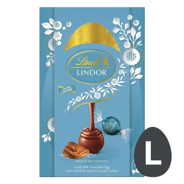 Lindt Lindor Chocolate Egg With Salted Caramel Truffles