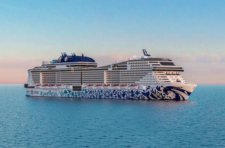 7 Night Western Europe Cruise for 2 People from Southampton MSC Euribia 2nd Feb £340pp