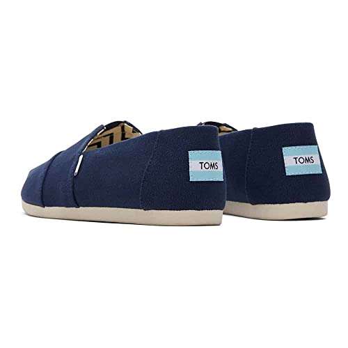 Toms Mens Recycled Cotton Alpargata Loafer Flat (Navy)
