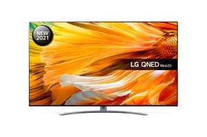 LG 75QNED916PA (2021) QNED MiniLED HDR 4K Ultra HD Smart TV, 75 inch with Freeview Play/Freesat HD