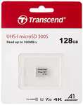 128GB - Transcend microSDXC 300S Class 10 Memory Card with up to 95/45 MB/s A1 U3 - £7.56 Sold & dispatched by Ebuyer (Mainland UK) @ Amazon