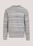Ecru Stripe Textured Knitted Jumper , Size XL + 99p C&C