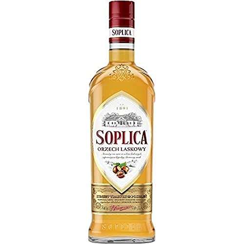 SOPLICA - Polish Hazelnut Vodka - Natural Ingredients - For Shots & Cocktails - 28% Alcohol - 500 ml - £11.90 @ Amazon