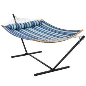 Hammock w/Stand Set, 2–3 People Padded - w/Voucher, Sold & Dispatched By Yaheetech UK