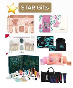 Star Gifts: Bellamianta Master,£49 Laura Ashley £24.50 Star Bright £20,Sunkissed £35, SoEso £19.99 Umbro,£15 +£1.50 Click & collect @ Boots