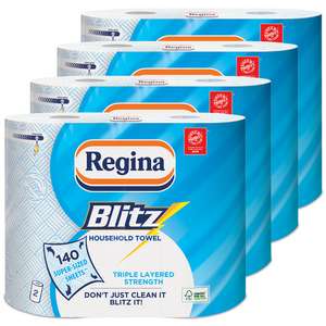 Regina Blitz Household Towel 8 Rolls Instore