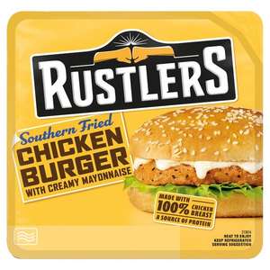 Rustlers Southern Fried Chicken Burger 130g - 49p instore @ Farmfoods, Yardley