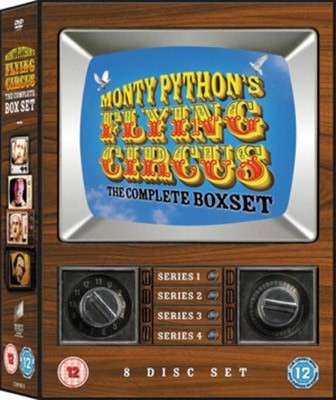 Monty Python Flying Circus Series 1-4 DVD used £4.99 Music magpie