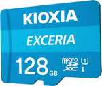 KIOXIA 128GB EXCERIA microSD Memory Card U1 Class 10 100MB/s Max Read