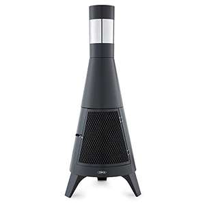 Tower T978508 Apollo Burner with Chimney and Built-In Wood Storage, Black - £53 @ Amazon