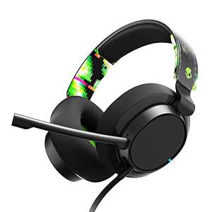 Skullcandy SLYR Pro Multi-Platform Over-Ear Wired Gaming Headset, Enhanced Sound Perception, AI Microphone with voucher Sold by Skullcandy
