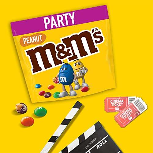 M&M's Peanut Chocolate Party Bulk Bag, 1kg - £7 (£6.30 or £5.85 via subscribe & save) @ Amazon