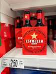 4 x 330ml bottles of Estralla - Instore Romford