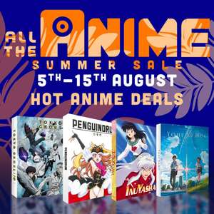 Anime Summer Sale : Extra 10% Off with Code + Free Delivery eg Durarara Blu-ray £17.99 at All The Anime