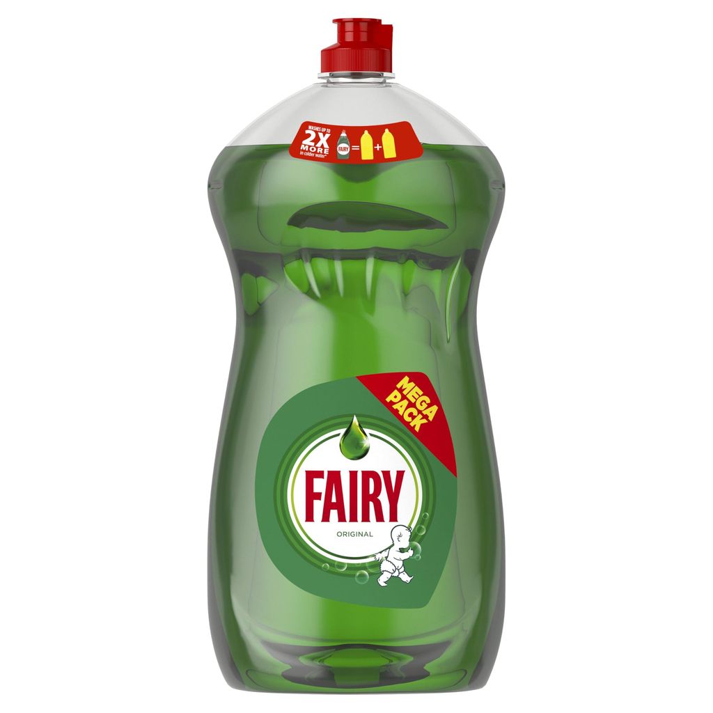 Fairy Original Washing Up Liquid Green 1450ML with Applied Voucher - S&S £2.82 / £2.47