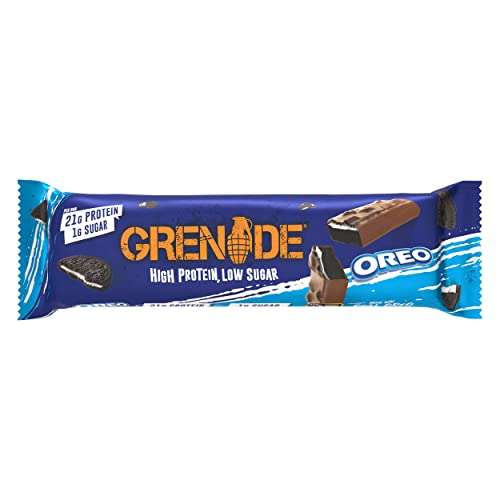 Grenade High Protein, Low Sugar Bar - Oreo, 12 x 60 g £14.54 S&S