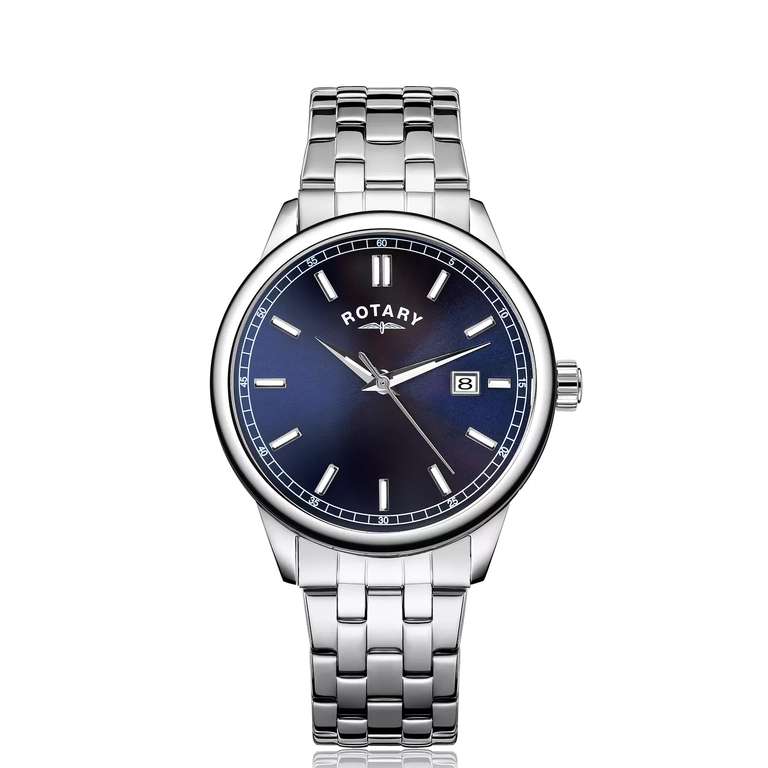 Rotary Men's Stainless Steel Bracelet Watch - £71.99 With Newsletter Code + Free Shipping - @ HSamuel
