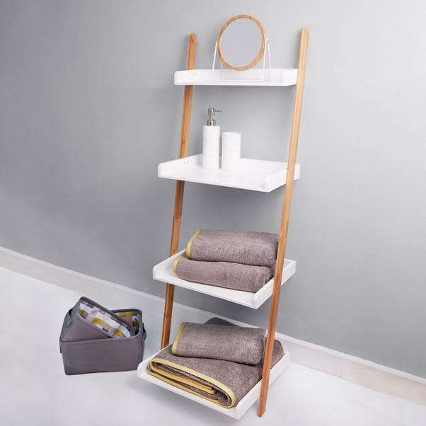 Elements White Ladder Shelves Unit reduced plus Free Click and Collect