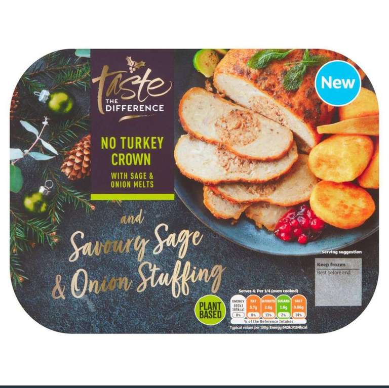 Taste the Difference No Turkey Crown with Sage & Onion Melts, 490g - 50p instore only @ Sainsbury's Fulham wharf