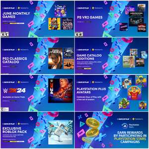 [Days of Play] Monthly Games for June - PS Plus Essential / Extra / Premium (PS5, PSVR2, PS4, PS2), New Avatars, Activities, ...