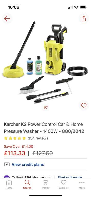 Karcher K2 Power Control Car & Home Washer - Free C&C
