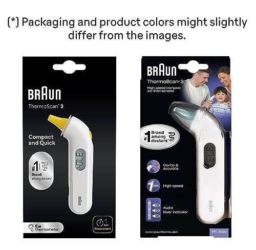 Braun - Braun Thermoscan 3 High Speed Thermometer 1 Count (1 count)