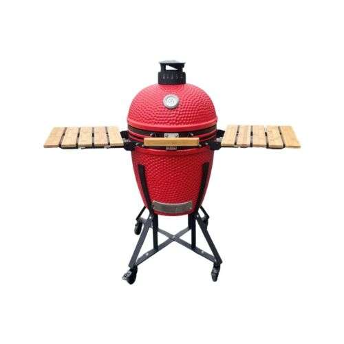 Brockworth Kamado Style Ceramic BBQ - 20" - Blue With Code Sold by essential-appliances